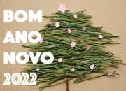 Boas Festas com a floresta de pinho