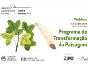 Webinar "Programa de Transformação da Paisagem"