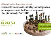 WEBINAR FINAL - “DESENVOLVIMENTO DE ESTRATÉGIAS INTEGRADAS PARA A PREVENÇÃO DO CANCRO RESINOSO DO PINHEIRO”